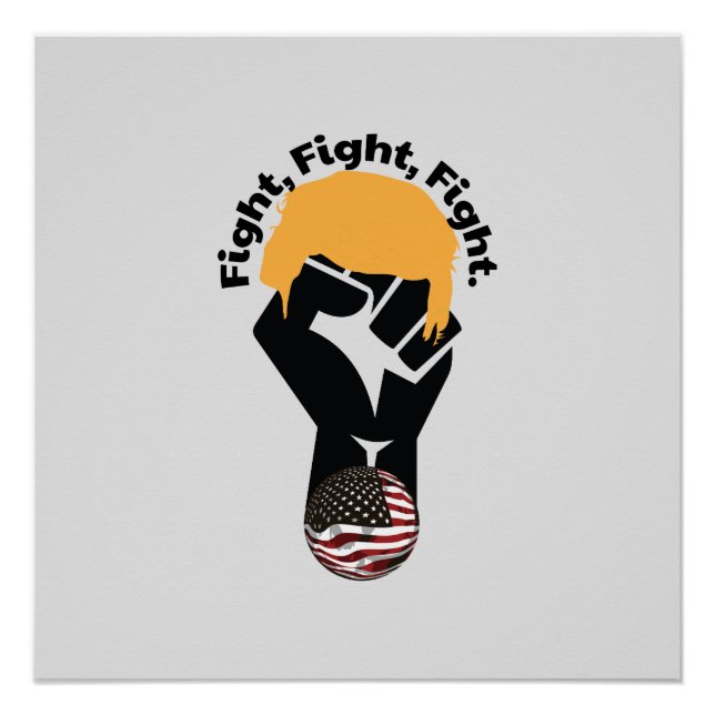 Poster Combattre, combattre, combattre (Devant)