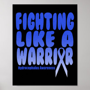 Poster Combattre comme un guerrier ! Sensibilisation à l'