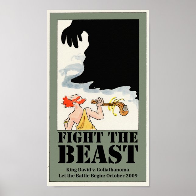 Poster Combattre l'affiche de la bête (Devant)