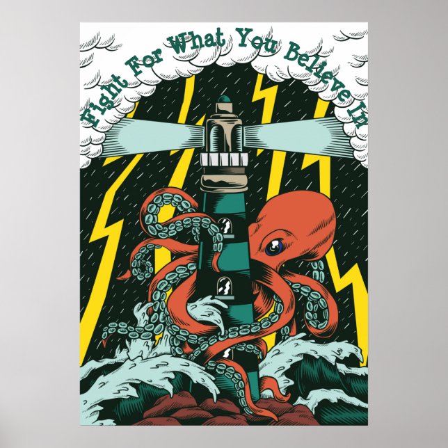 Poster Combattre Pour Ce Dans Quoi Vous Croyez (Devant)