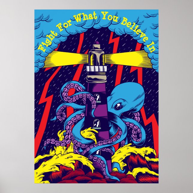 Poster Combattre Pour Ce Dans Quoi Vous Croyez (Devant)