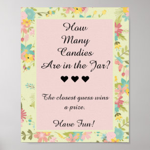 Poster Combien De Candies Sont Dans Le Jeu Jar