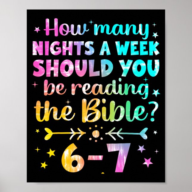 Poster Combien de nuits par semaine devriez-vous lire le  (Devant)
