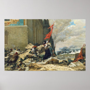 Poster Combustion du Tuileries, 1871