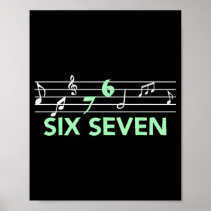 Poster Comédie musicale 67 Musique Mème Argot Six Sept Mu