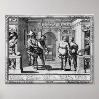 Comédiens au théâtre de l'Hôtel de Bourgogne