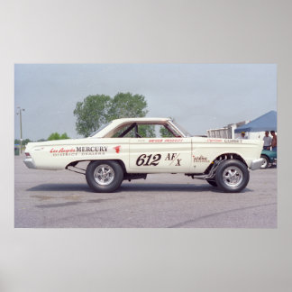 Poster Comète de mercure A F/X - Glisser Vintage