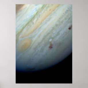 Poster Comète P : Shoemaker-Levy 9 Bombards Jupiter