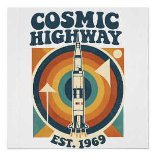 Poster Comic Highway – Pop Art pour les amateurs de bande