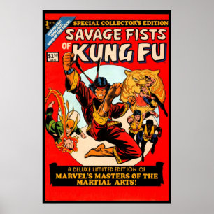 Poster Comic No 1 Première Édition - Poings sauvages de K