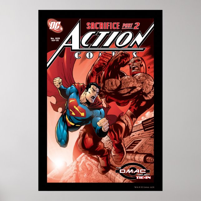 Poster Comics d'action #829 sept 05 (Devant)