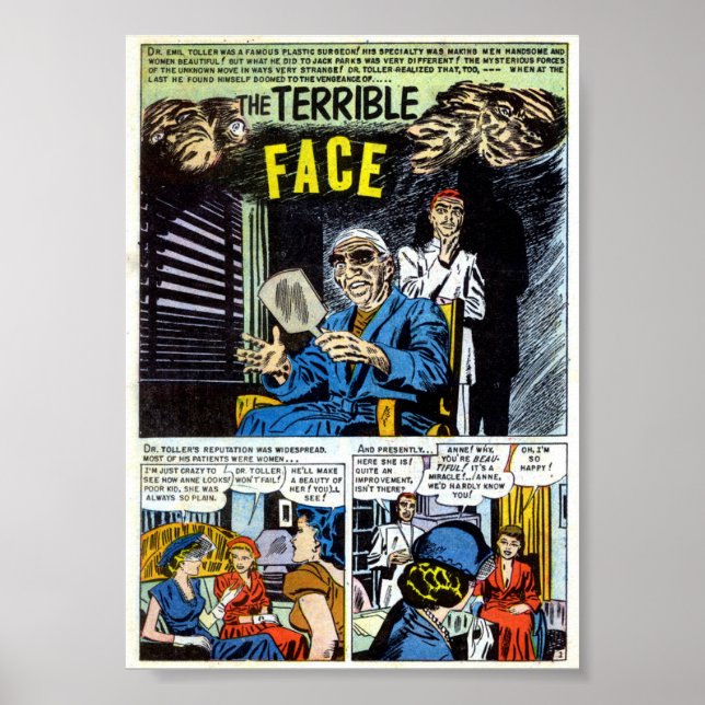 Poster Comique vintage (Devant)