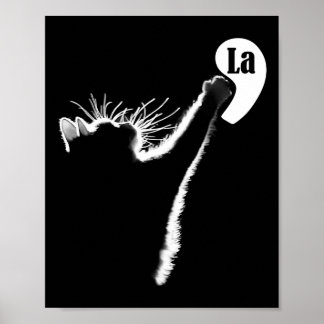 Poster Comma La Cat Chat Enfant Dames Votez Rosie Le R