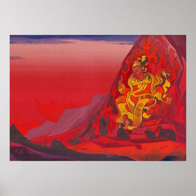 Poster Commandement de Rigden Djapo par Nicholas Roerich (Devant)