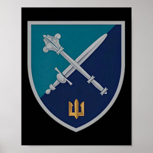 Poster Commandement des corps d'infanterie de marine (ukr