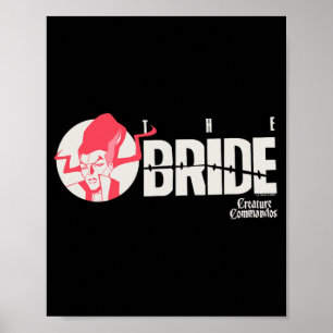 Poster Commandos de créatures Logo vintage de la mariée 
