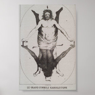 Poster Comme Ci-Dessus Illustration