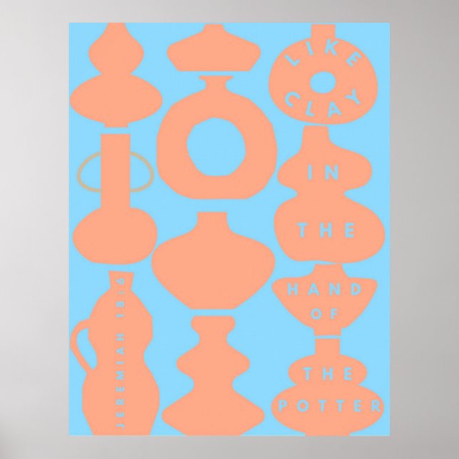 Poster Comme l'argile dans la main du potier (Devant)