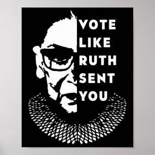 Poster Comme Ruth Vous A Envoyé - Féministe