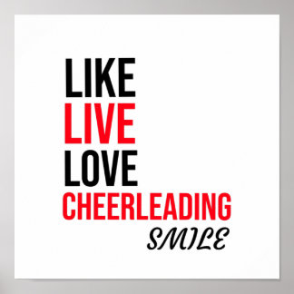 Poster comme, vivre, aimer guerrier, sourire