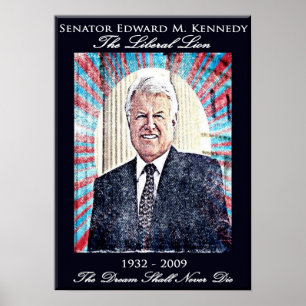 Poster commémoratif Edward Kennedy