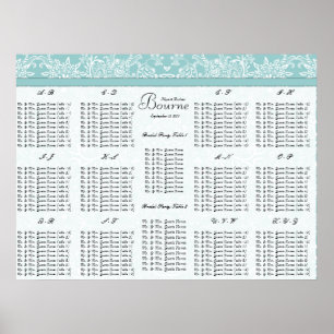 Poster Commence à 12,80 $ par ordre alphabétique du table