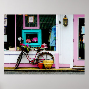 Poster COMMENCER AU-DESSOUS DE $20 - bicyclette par la