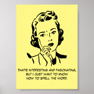 Poster Comment épeler la citation de procès-verbal