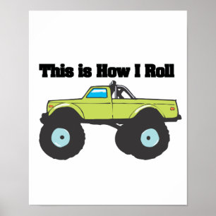 Poster Comment je roule (Camion Monster)