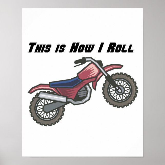 Poster Comment je roule (Vélo droit) (Devant)