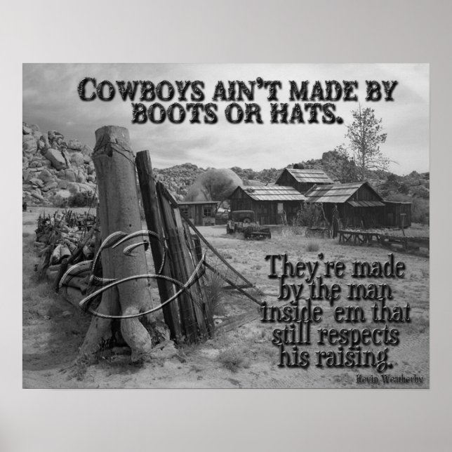 Poster Comment les cowboys sont fabriqués (Devant)