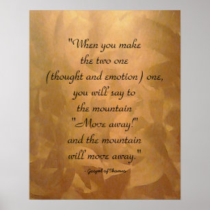 Poster Comment Prier L'Évangile De Thomas