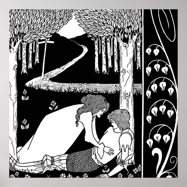 Poster "Comment Sir Lancelot a été découvert" par Aubrey  (Devant)