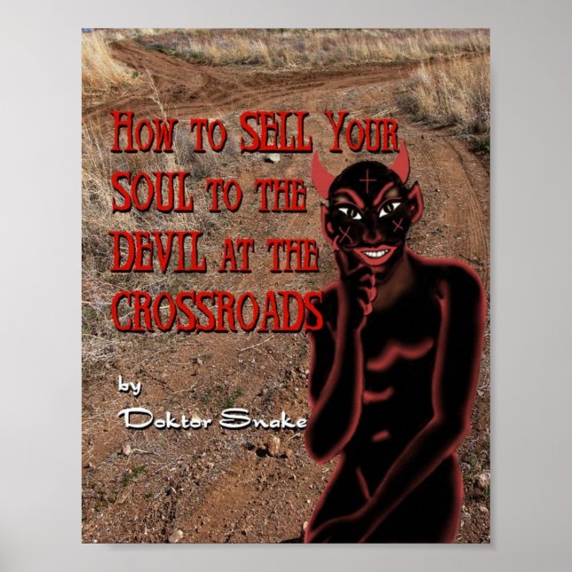 Poster Comment vendre votre âme au diable à la crosse (Devant)