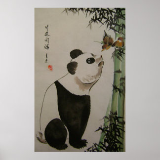 Poster commérages en bambou