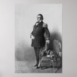 Poster Commodore Matthew Calbraith Perry