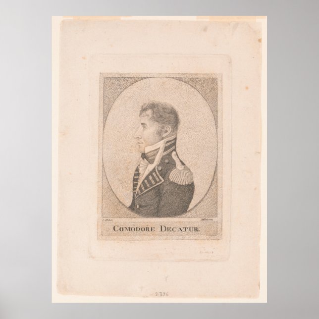 Poster Commodore Stephen Decatur (Devant)