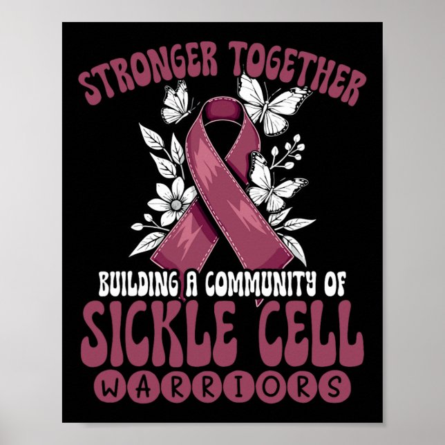 Poster Communauté Forte Ensemble De Guerrier De Cellule D (Devant)