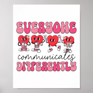 Poster Communication Candy Voix Langue Pathologiste Val