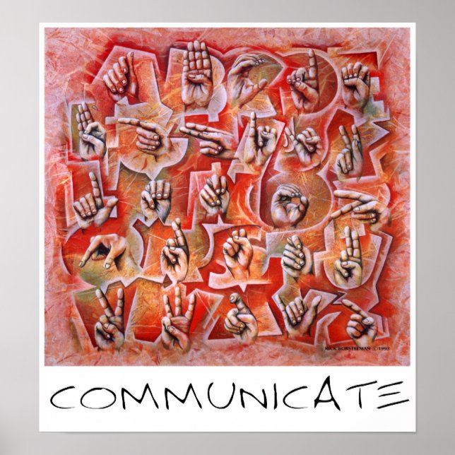 Poster Communiquer (Devant)