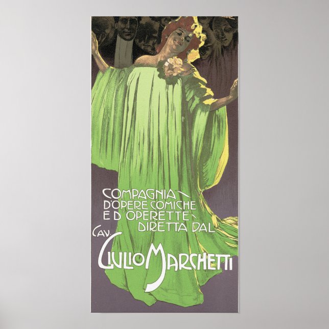 Poster Compagnia d'Opere Comiche (Devant)