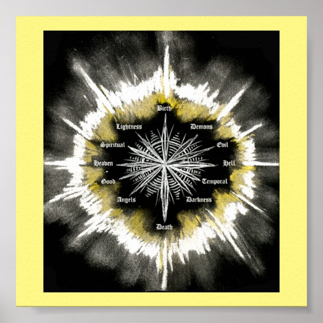 Poster Compas spirituel (Devant)