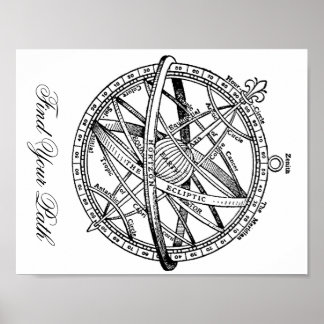 Poster Compass : Trouvez votre chemin