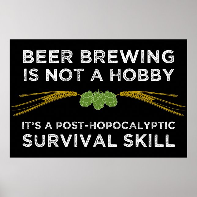 Poster Compétence post-Hopocalyptique de la brasserie (Devant)