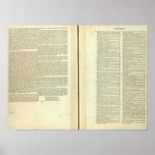 Poster Complete Genealogical, Historical, Chronological