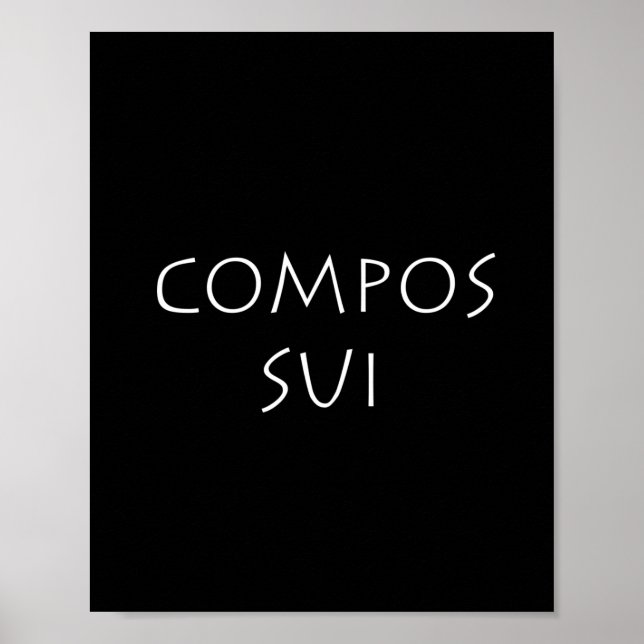 Poster Compos sui (Devant)