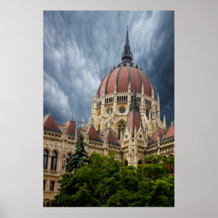 Poster Composé du bâtiment du Parlement