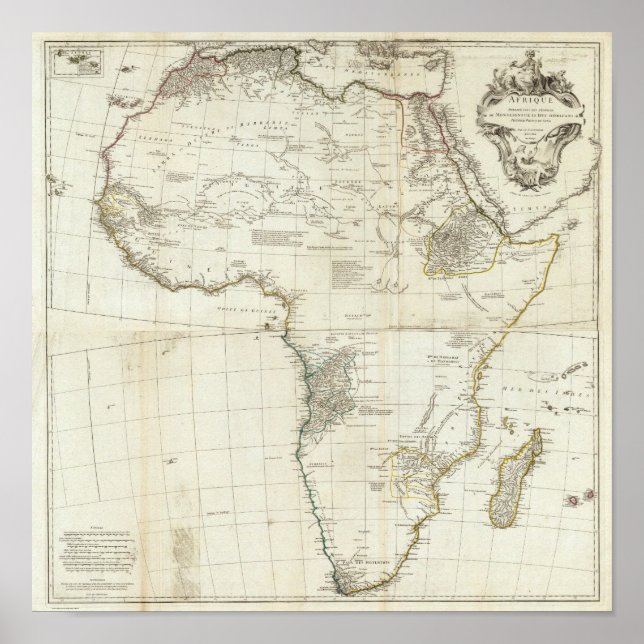 Poster Composite de l'Afrique (Devant)
