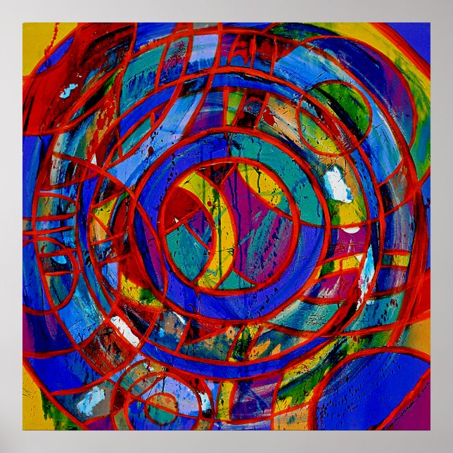 Poster Composition #17 par Michael Moffa (Devant)