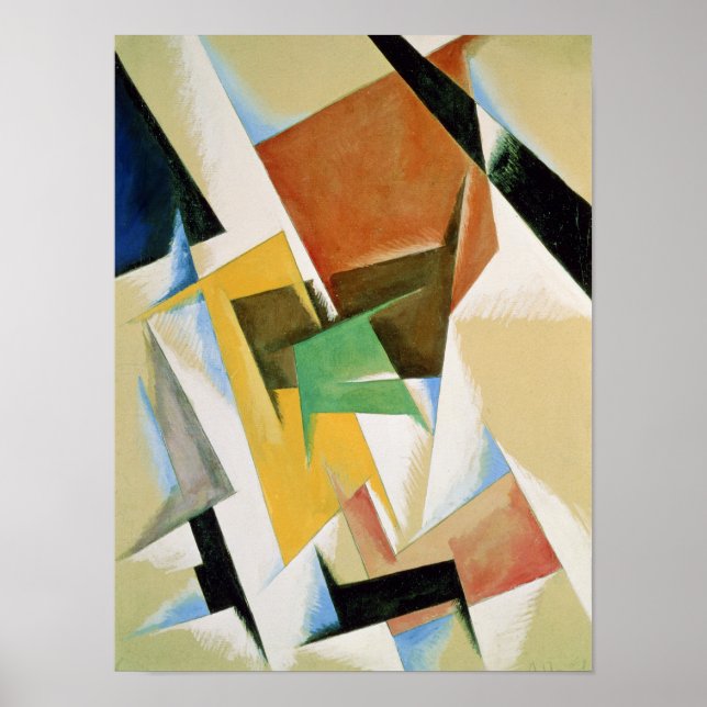 Poster Composition, 1921 (Devant)